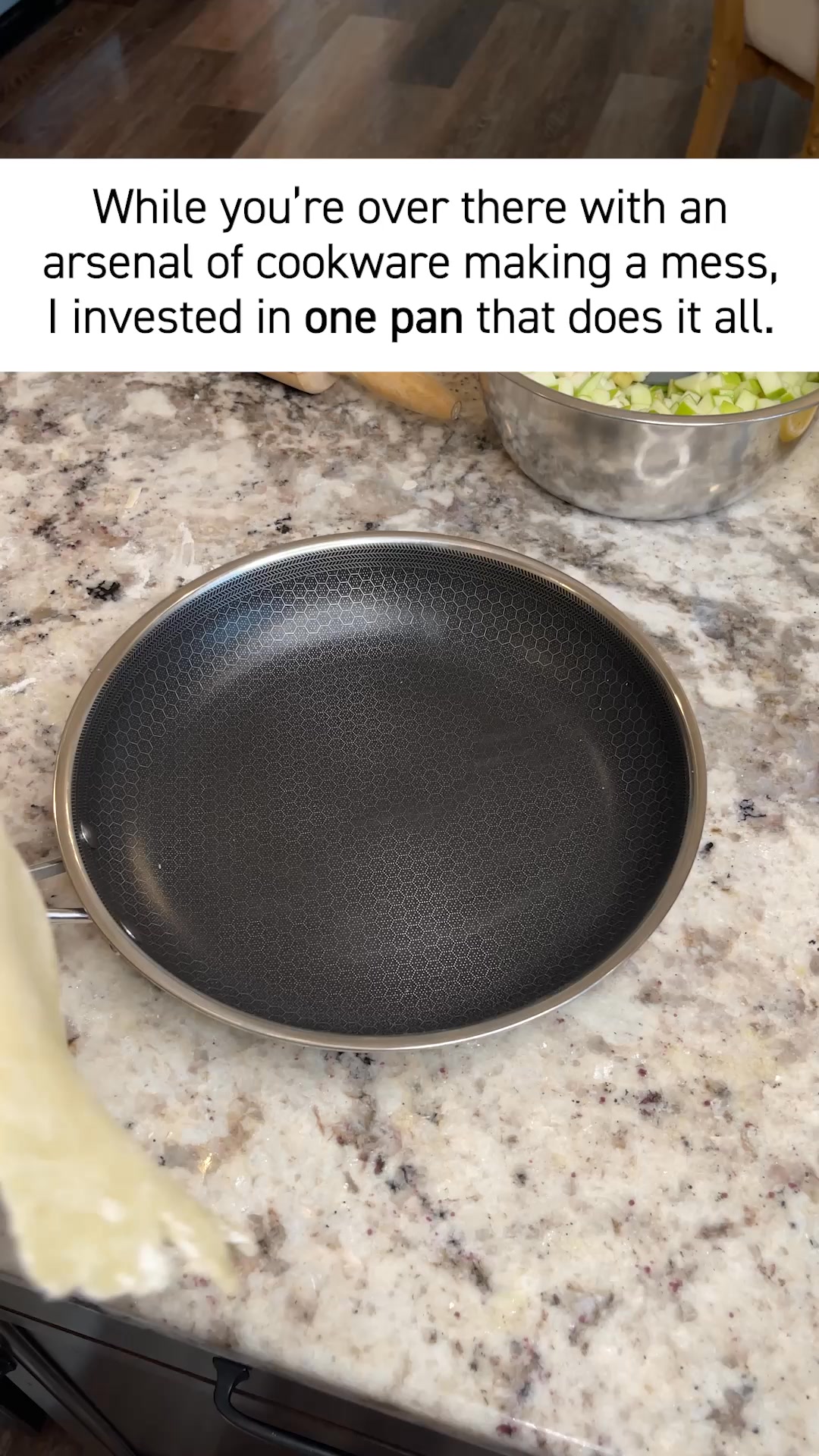 🚫💵 STOP wasting money on cheap pans.

Invest in HexClad's hybrid pots and pans and you'll never have to shop for cookware again.

Trusted by Michelin Star chefs like Gordon Ramsay, HexClad's cookware combines the best pa