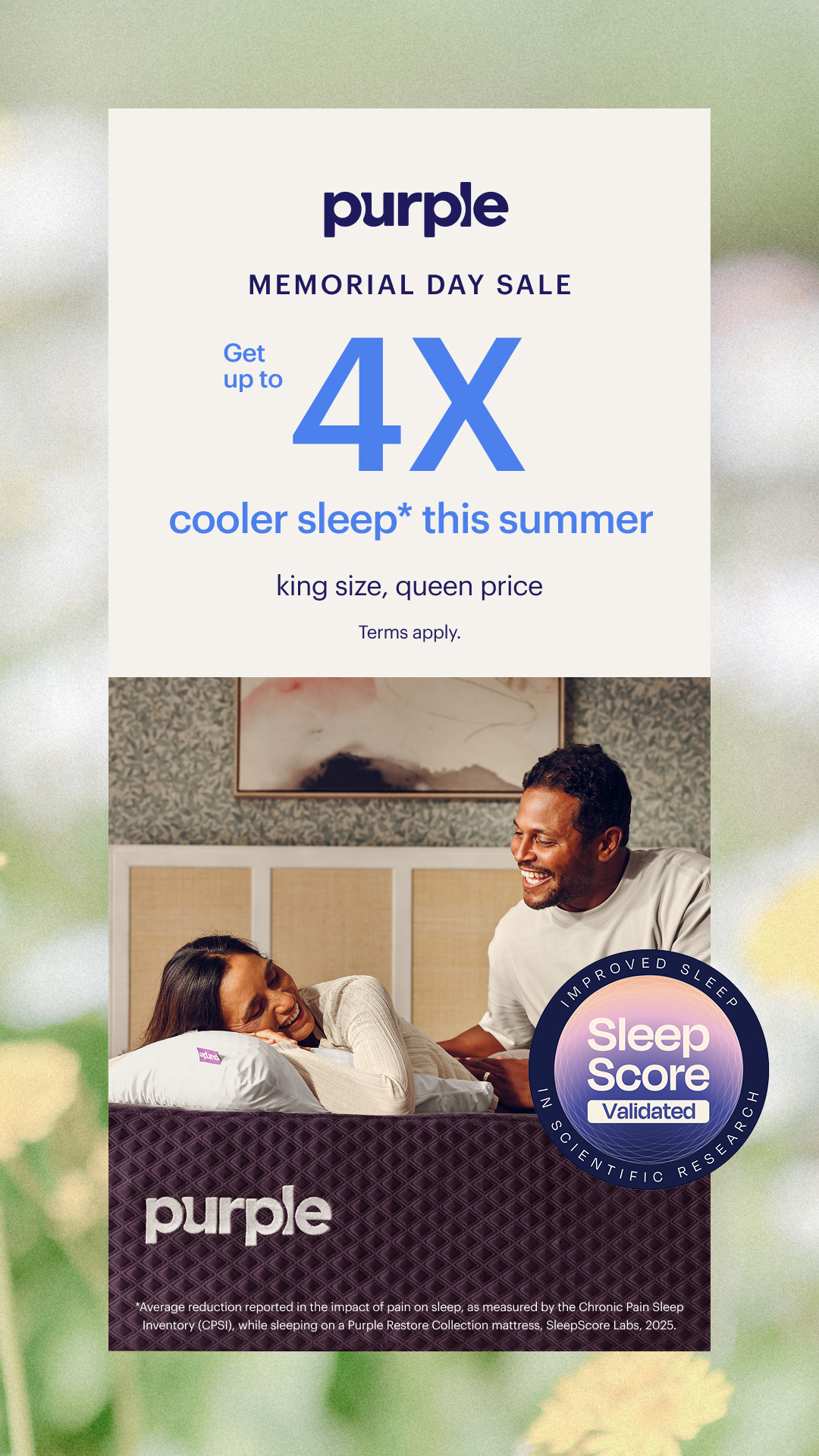 Cooler sleep = Better summer