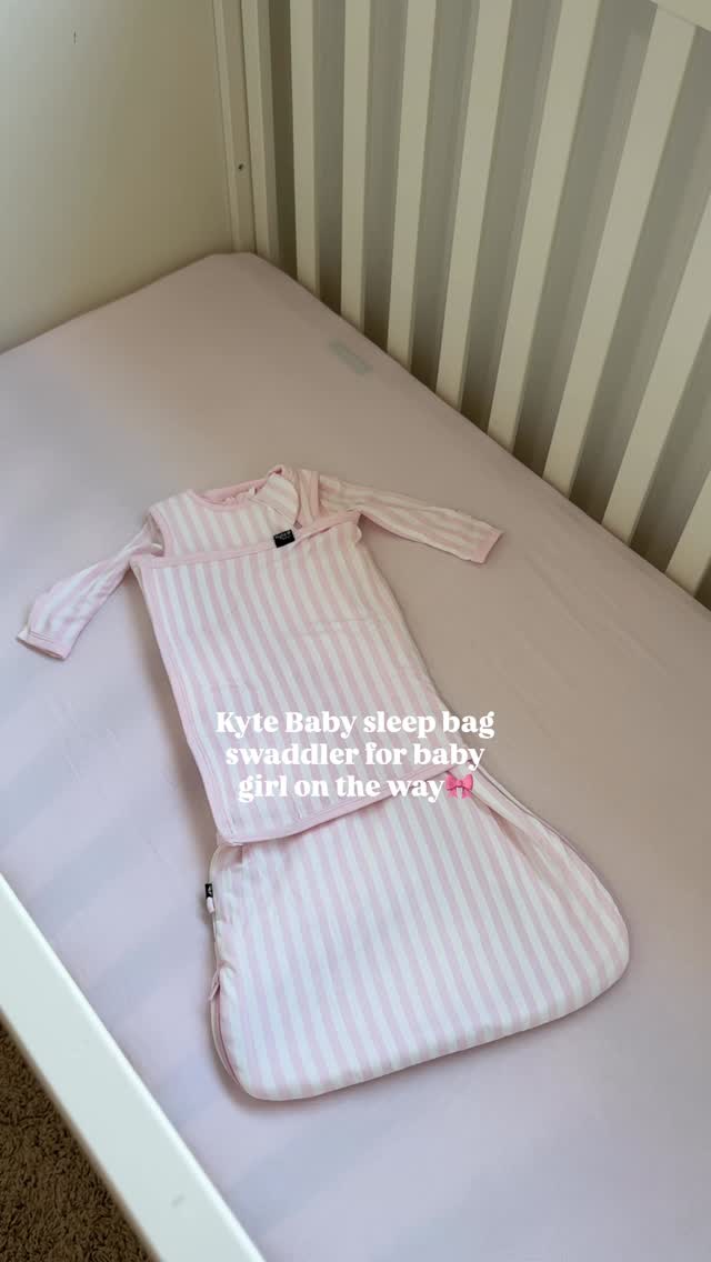 Counting down the days until baby girl’s arrival 🎀

Truly my favorite newborn essential so I had to grab more of the @kytebaby sleep bag swaddlers but in pink this time. The all-in-one sleep solution functions as both a 