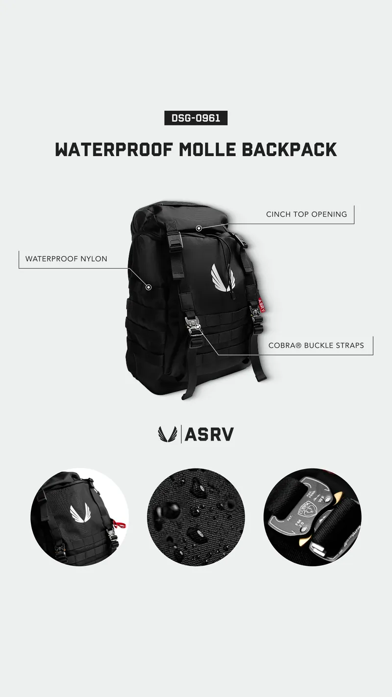 Waterproof MOLLE Backpack