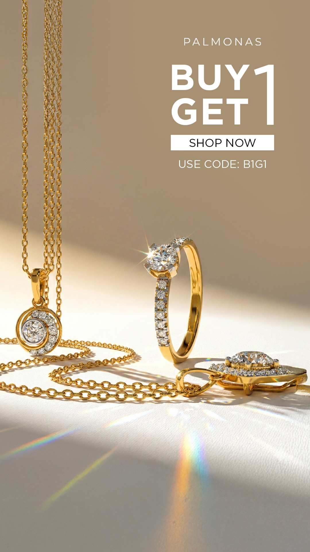18K Gold Plating, Double the Glam