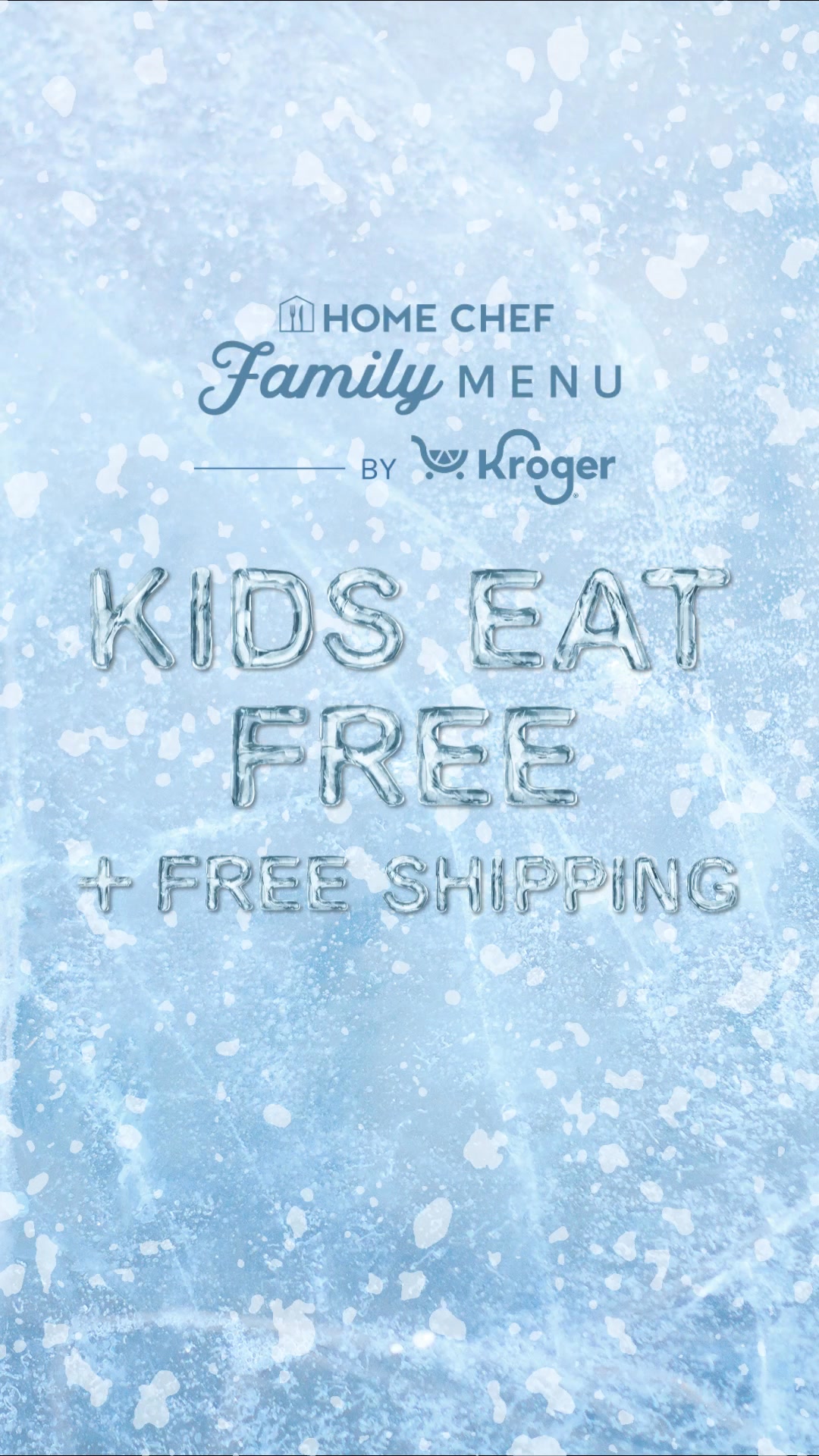 Snowball fight getting too intense out there? While the kids chase each other, chase this deal! Get family favorite dishes on the table from Home Chef’s Family Menu. Sign up today, Kids Eat Free + Free Shipping!