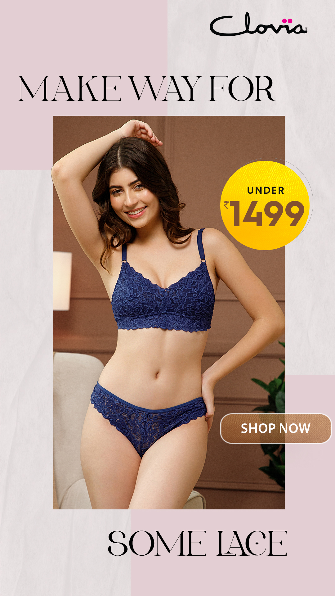 Make way for some lace that feels light, breathable, and beautifully effortless. Designed to hug you gently while adding a touch of everyday elegance underneath it all.