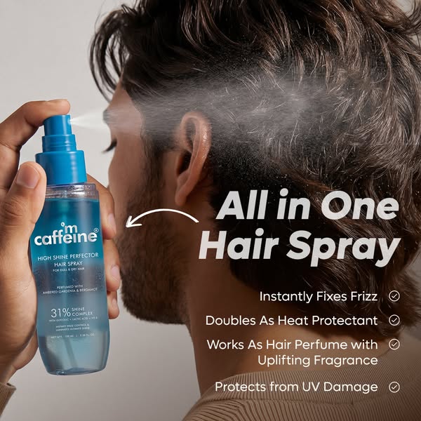 One hair spray that does it all!
Our NEW All-in-one Hair Spray that instantly gives you fresher, shinier hair anywhere you are!

With Glycolic acid, Lactic acid and Vitamin E, it
🩵Gives you frizz-free shiny hair in secon