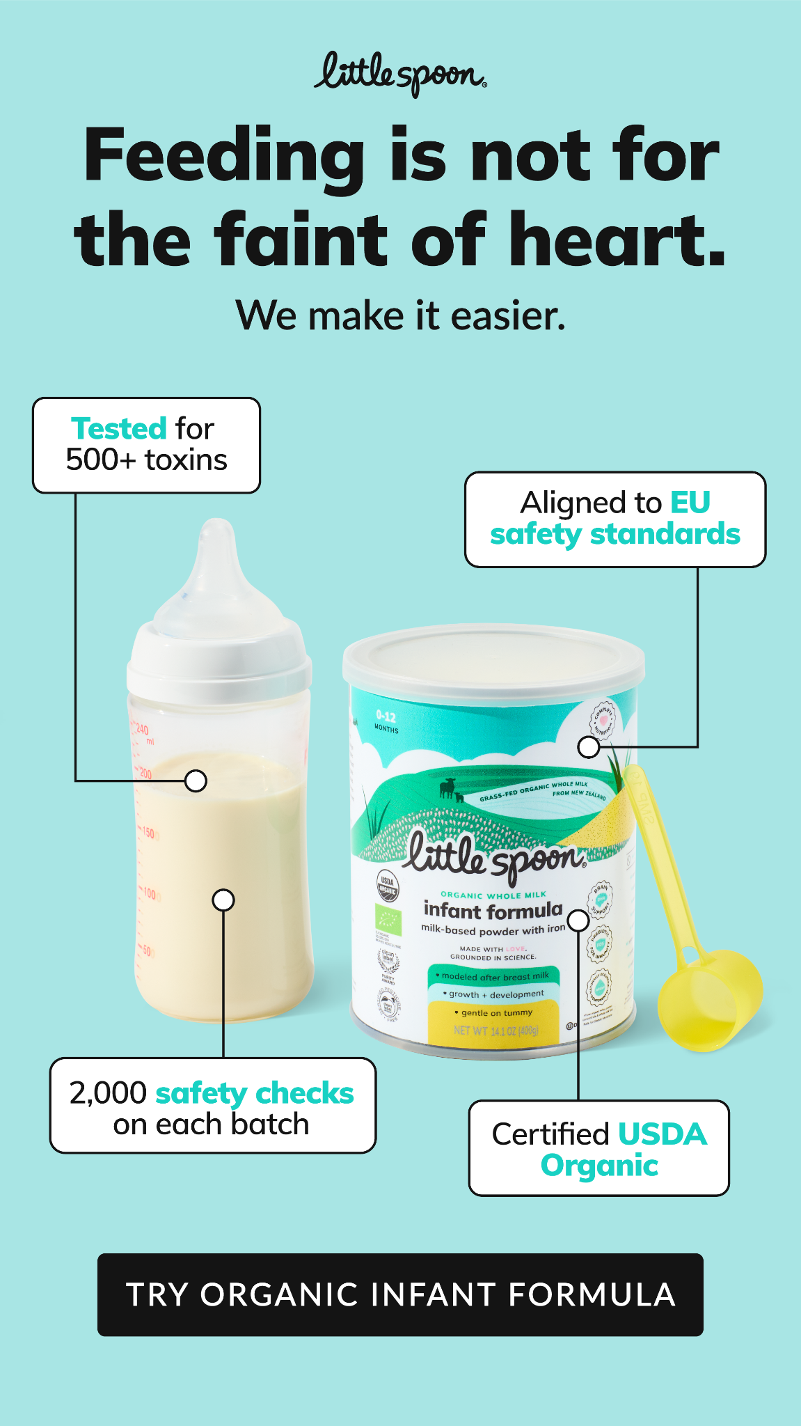 Baby formula you can trust.