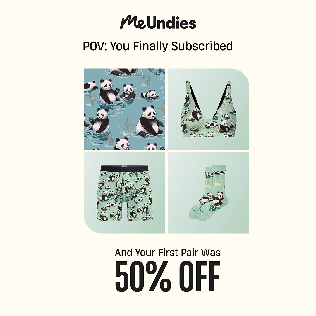We drop new prints like it’s a personality trait

good news: they’re all insanely comfy
better news: your first pair is 50% off