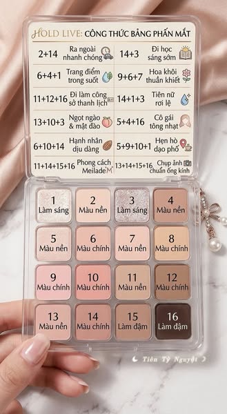 Makeup không cần quá cầu kỳ, chỉ cần lớp nền và lớp mắt giữ được vẻ chỉn chu suốt nhiều giờ là mình đã rất hài lòng rồi
Bảng Mắt 16 Ô HOLD LIVE: https://s.shopee.vn/7KupnaX6s2 
Tạo khối Judy: https://s.shopee.vn/7pr6OVUF