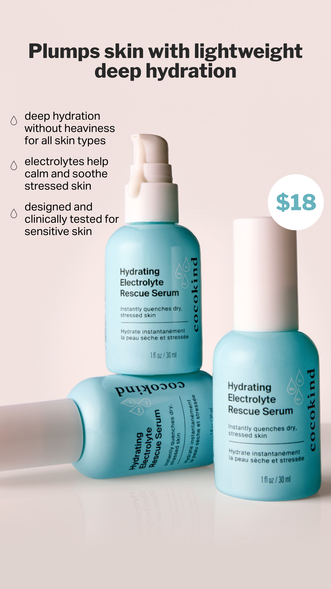 Introducing Hydrating Electrolyte Rescue Serum