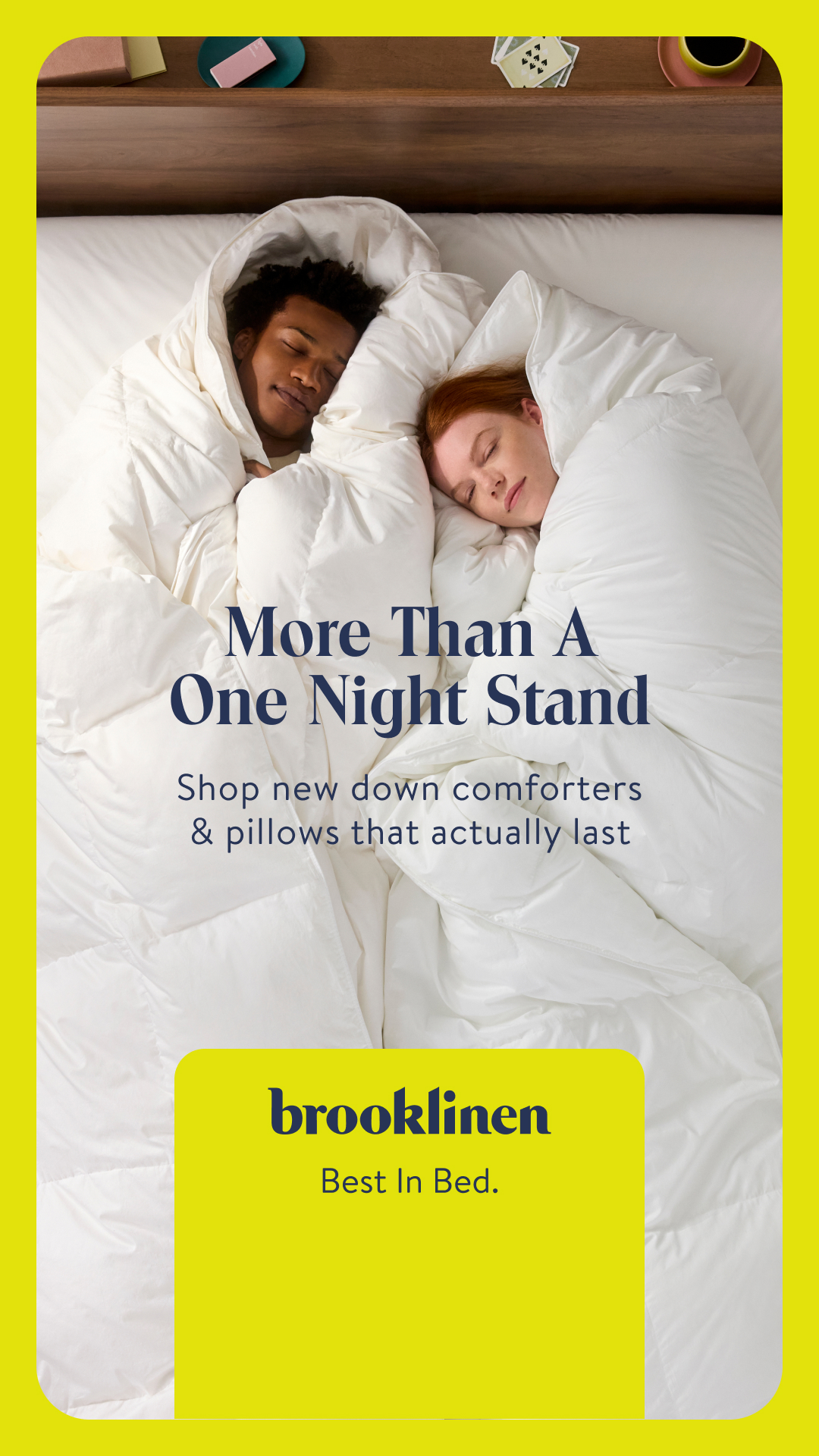 Never have “meh” in bed again. Premium fills, that perfect fit, and a fluff-forward loft that won’t quit. We spent years perfecting comforter and pillow greatness so you can have the best sleep possible.