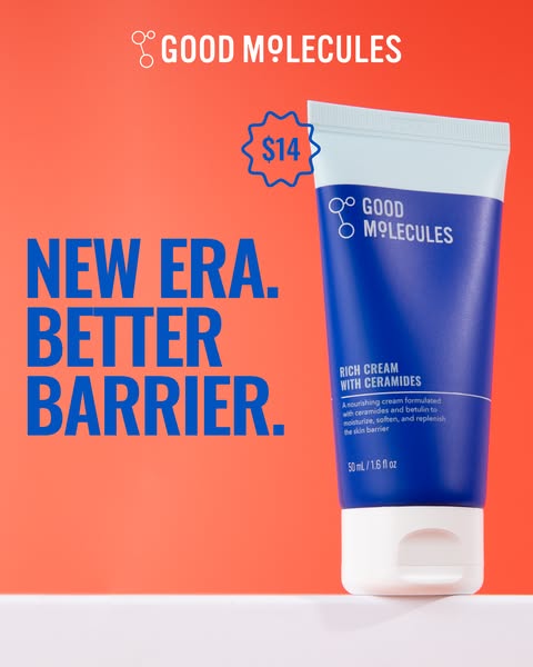 Dry, red, angry skin? 

Meet your daily rescue: Rich Cream with Ceramides.

✅ Soothes dryness
✅ Calms redness  
✅ Rebuilds skin barrier

Just $14. 60-day guarantee.