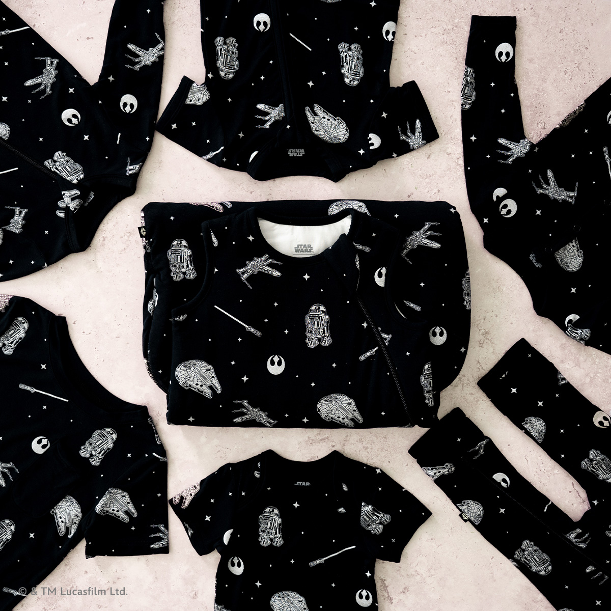 🌌 Bring iconic comfort to bedtime with super-soft, temperature-regulating bamboo fabric