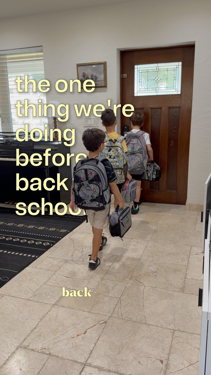 As a low-tox family, we’re picky about what comes into this house, and back to school is basically the ultimate test of that. 

New schedules, an all inclusive resort of germs and immune systems working overtime. 

There