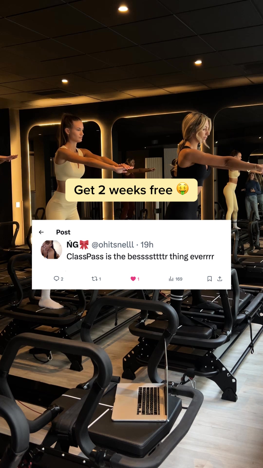 Their words, not ours. Get 2 weeks free to try select gyms and studios near you today.