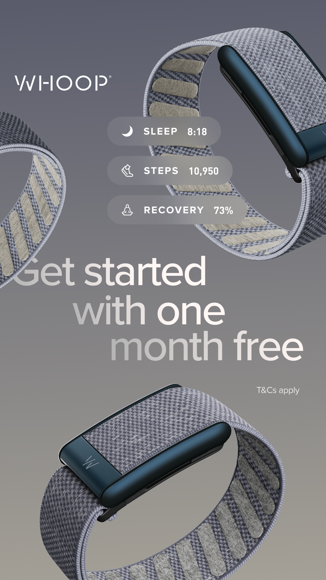 Small habits create big change. WHOOP helps you understand what works for your body — and stay consistent.