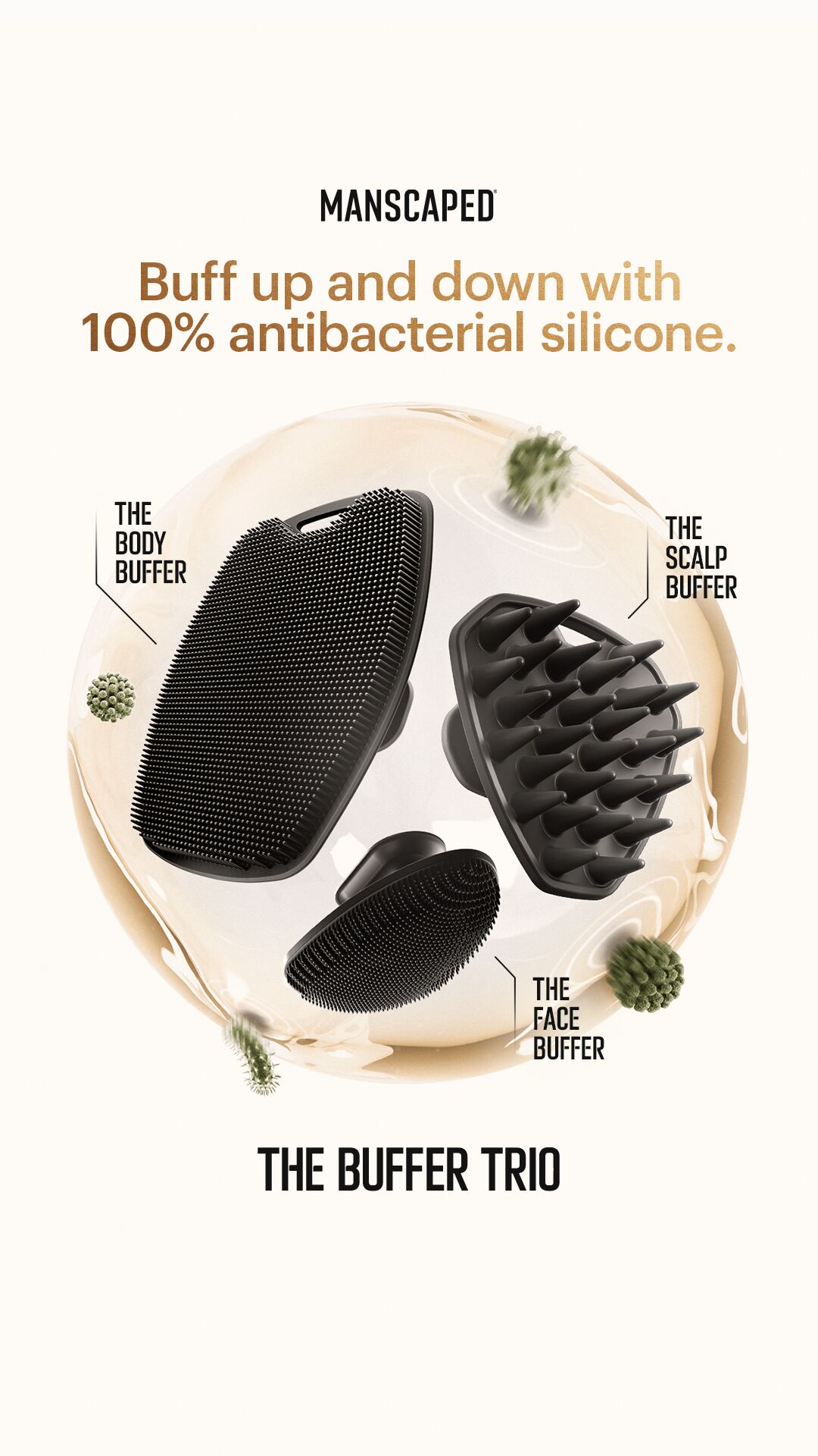 Level up from head to toe with The Buffer Trio Bundle from MANSCAPED®. 🔥
💪 The Body Buffer – superior full-body clean
😎 Face Buffer – gentle exfoliation for smoother skin
🧑‍🦲 The Scalp Buffer – fight flakes & product bui