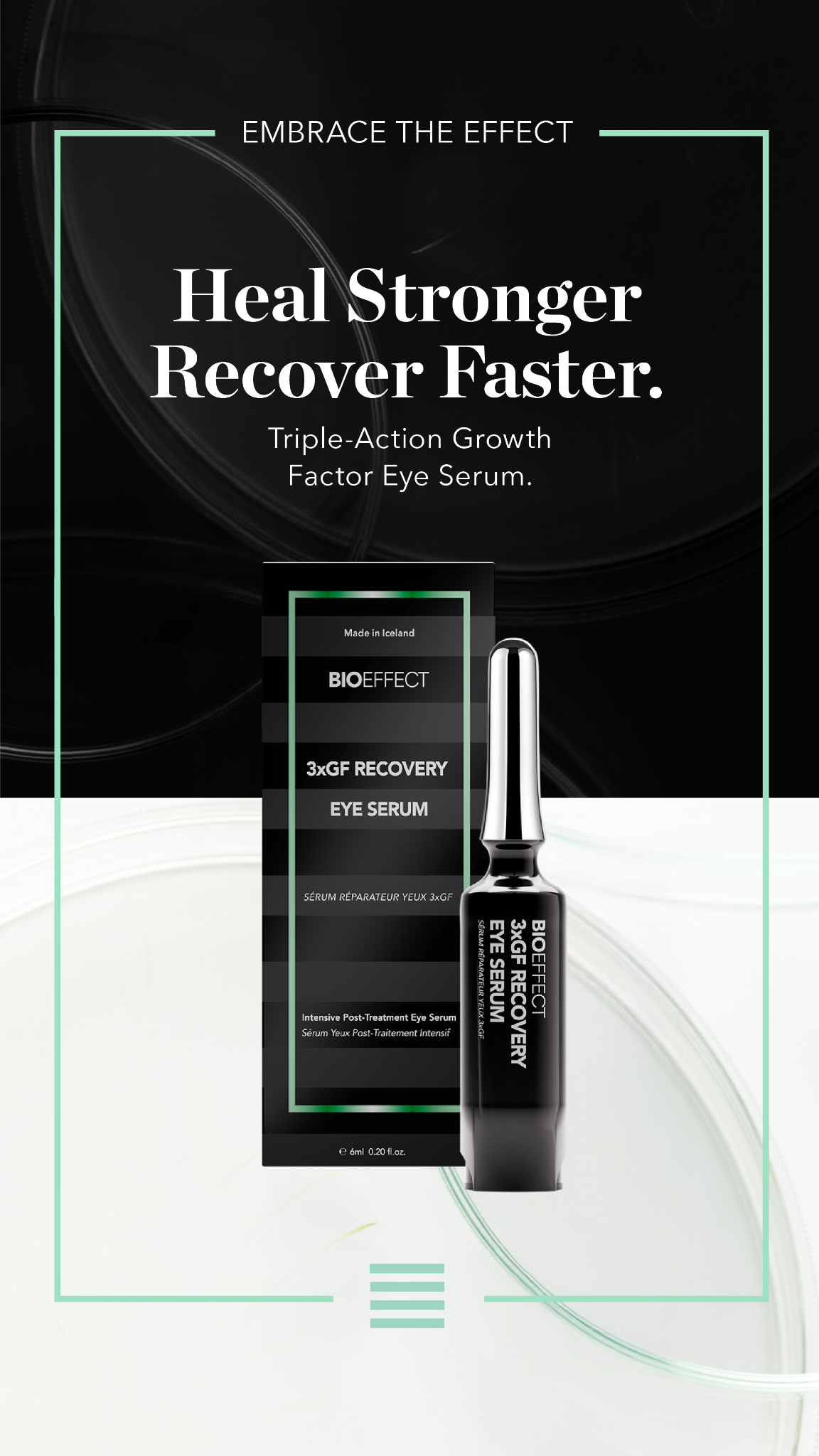 NEW 3xGF Recovery Eye Serum