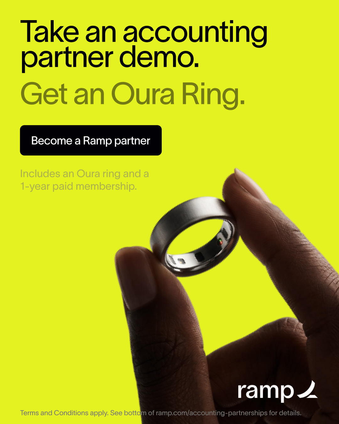 Ramp Accounting Partner Demo + Free Oura Ring