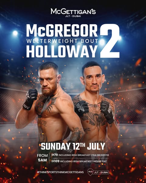 McGregor vs Holloway
