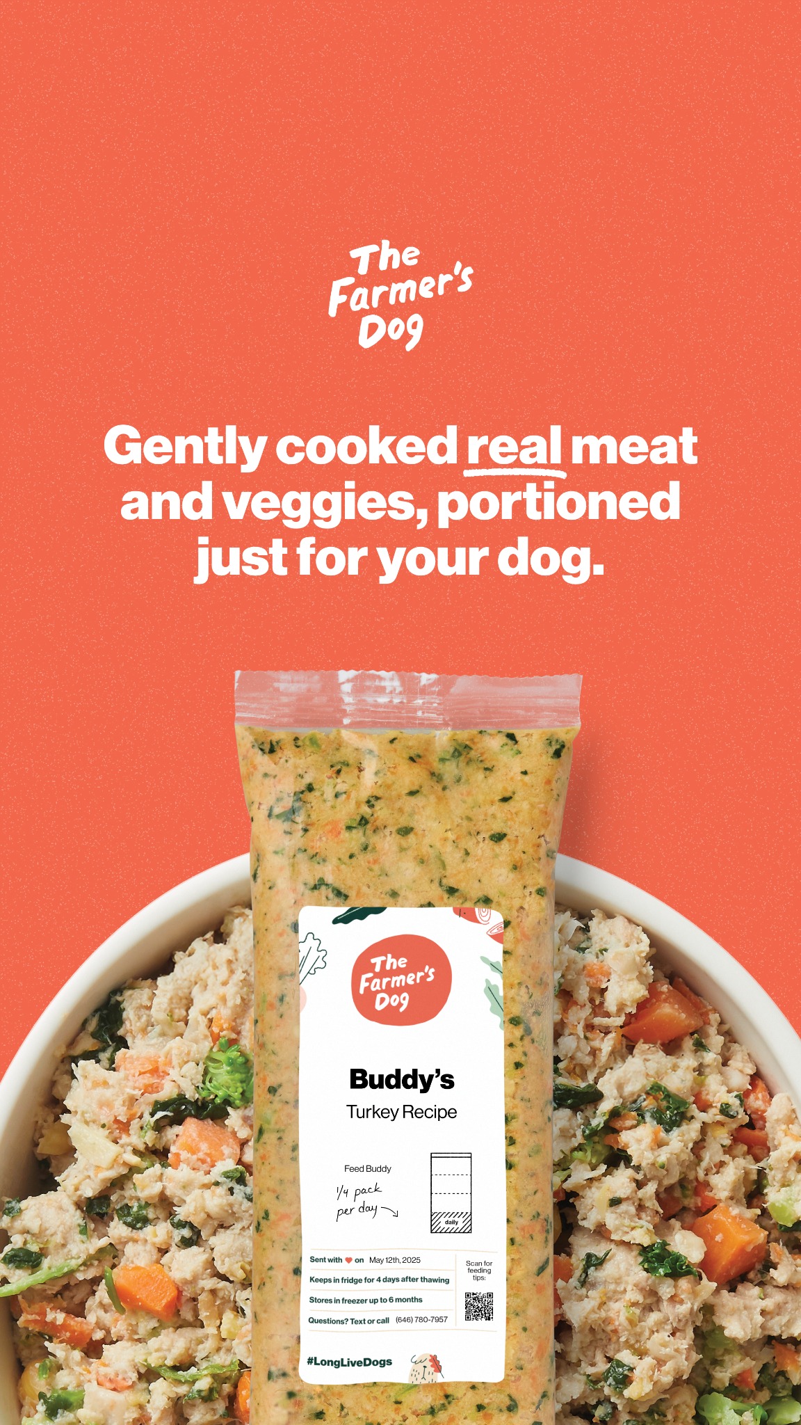 Our personalized plans help dogs maintain their ideal weight, and dogs at a healthy weight can live up to 2.5 years longer. Start building their plan today.
