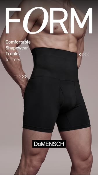 Say goodbye to suffocating shapewear! 🚫
Introducing DaMENSCH Form Trunks - designed for 8+ hours of comfort, not constraint.
Feel light, feel free. Try now and experience the difference!