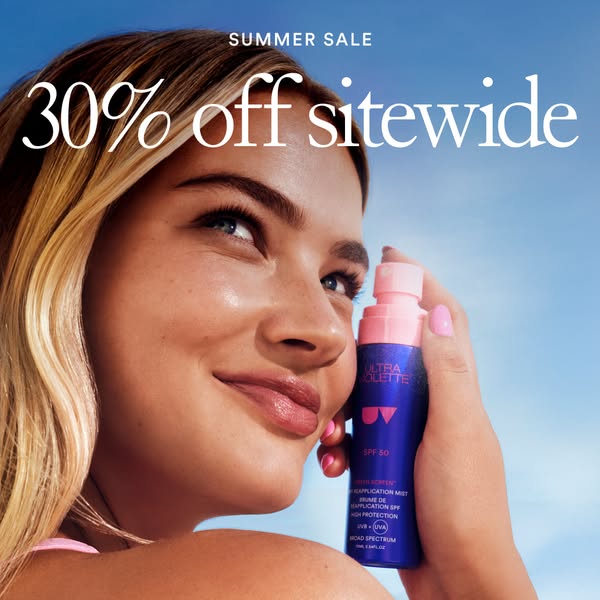 30% Off Ultra Violette — Limited Time