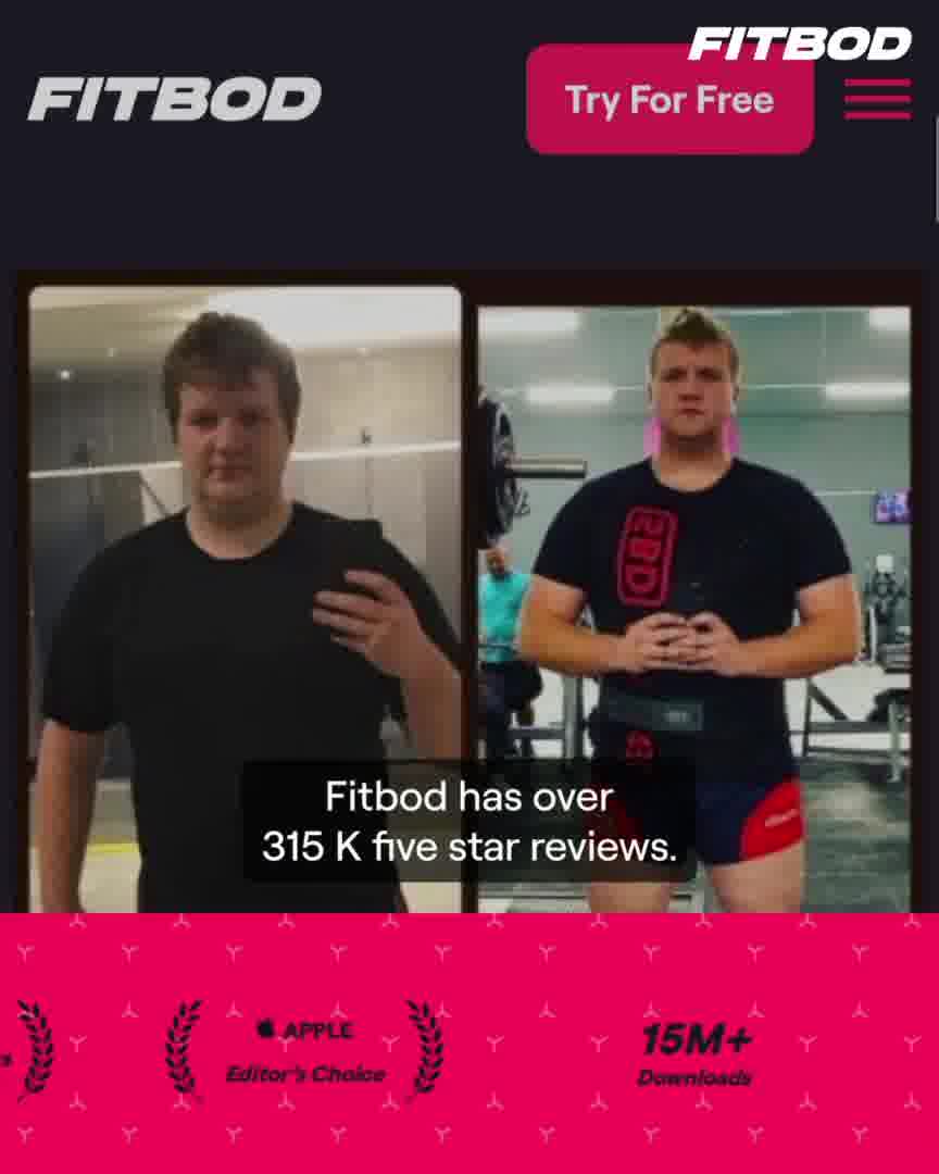 Fitbod Meta ad creative