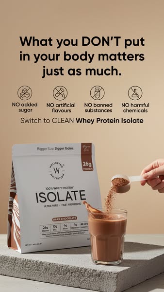 Fuel your post-workout phase with 100% clean, effective support. Wellbeing Nutrition’s Whey Protein helps muscles heal, rebuild, and come back tougher. Packed with digestive enzymes and probiotics, it also comes with no 