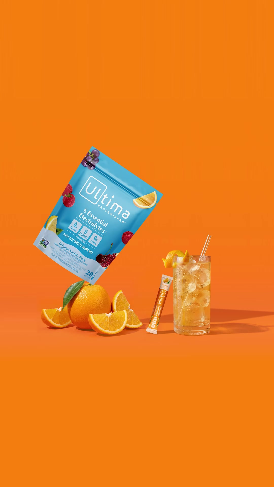 Hydration you’ll actually look forward to. All 6 electrolytes you need daily, no sugar, calories, or carbs, and low sodium.