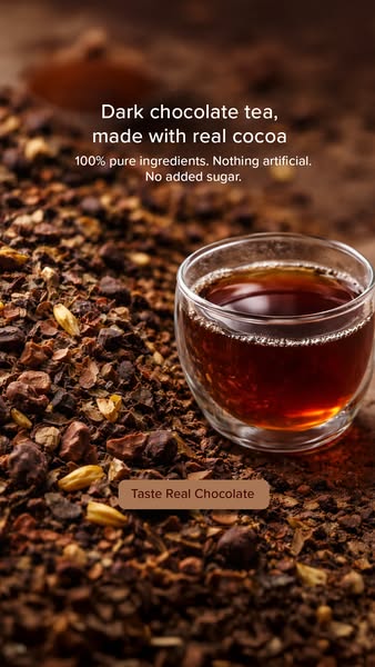 🍫 Dark Chocolate Herbal Infusion