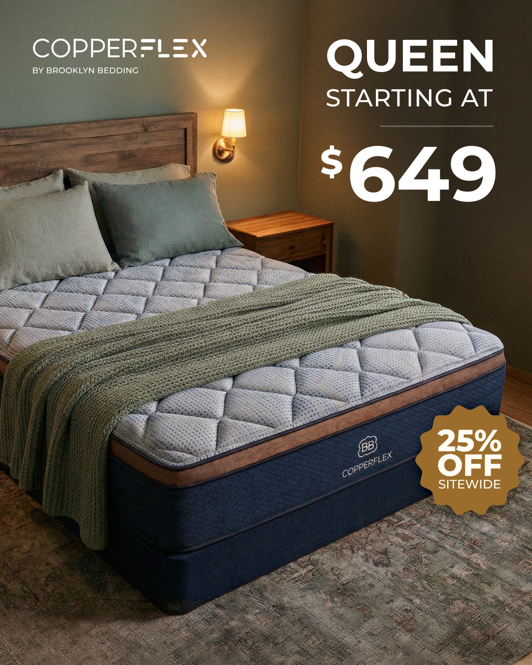 Affordable never felt this good💤 CopperFlex combines deep, body-hugging comfort with a factory-direct model that keeps prices low and quality high.

From Arizona to your bedroom — no retail markups, no compromises.
Just 