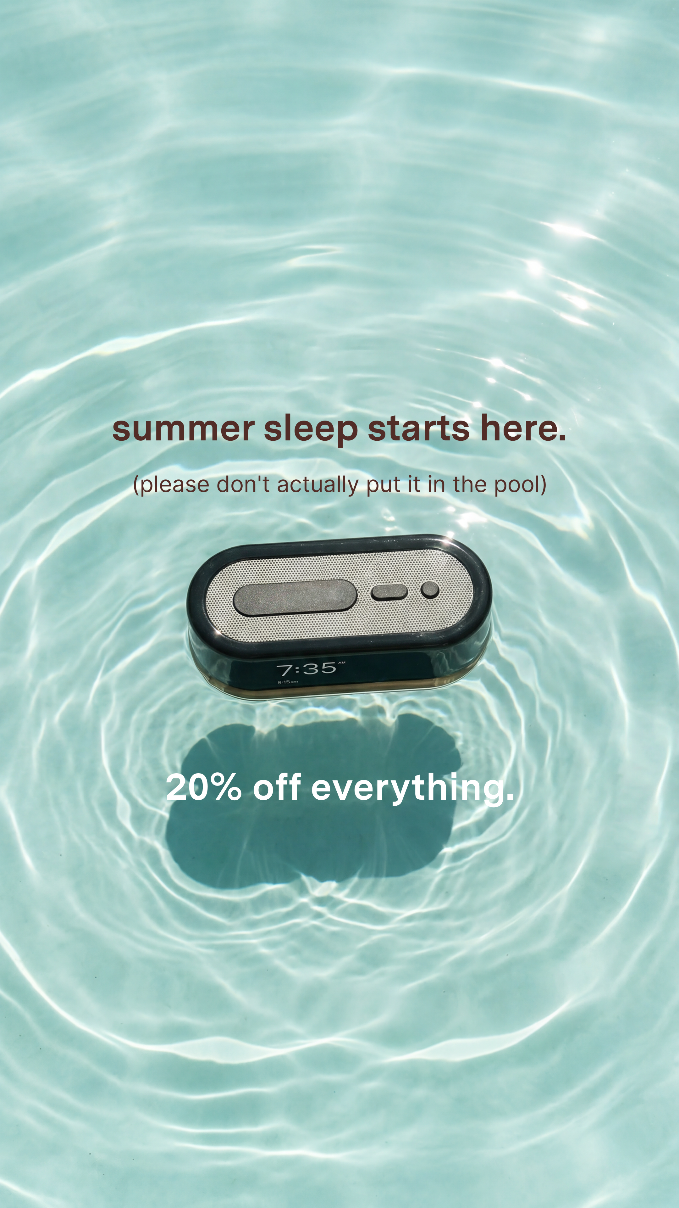 You planned the trips. You booked the plans. You stayed out late and woke up early and ran on fumes and called it summer. This is the part where you actually rest. Loftie Summer Sale, 20% off everything. Shop now, limite