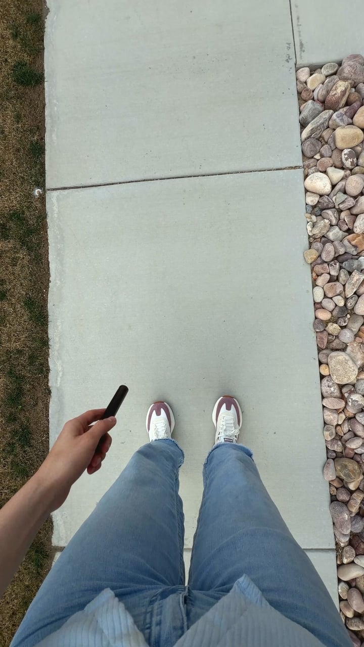 Staring at your shoes while walking isn’t the safest. But oh, you’ll be tempted.