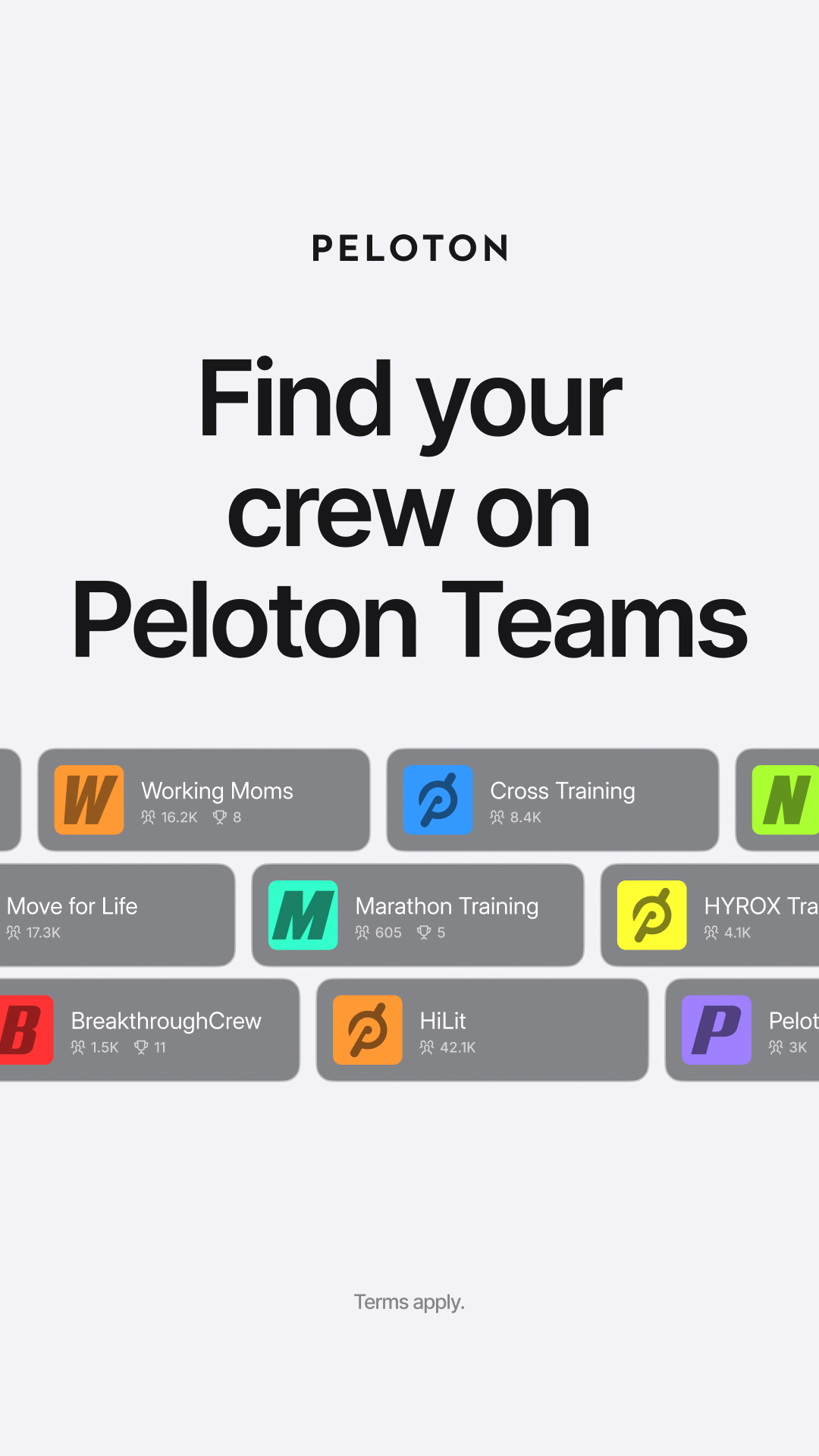 Work out with people like you. Get deeper with your instructors. Connect with your crew, challenge each other and reach the finish line together.