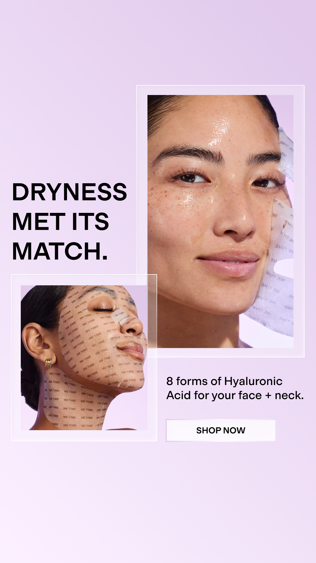 Deep Hydration. No Pore-Cloggers.