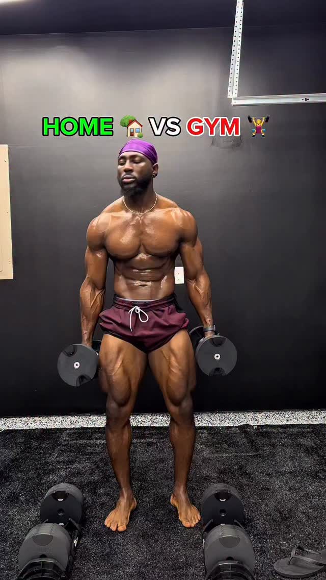Gym exercises you can do at home with just dumbbells 💪🏿. It’s all about finding effective and efficient alternatives when you can’t make it to the gym. No excuses! 

Using fitbodapp 🔥

Follow For More ✅

#gym vs #homeexe