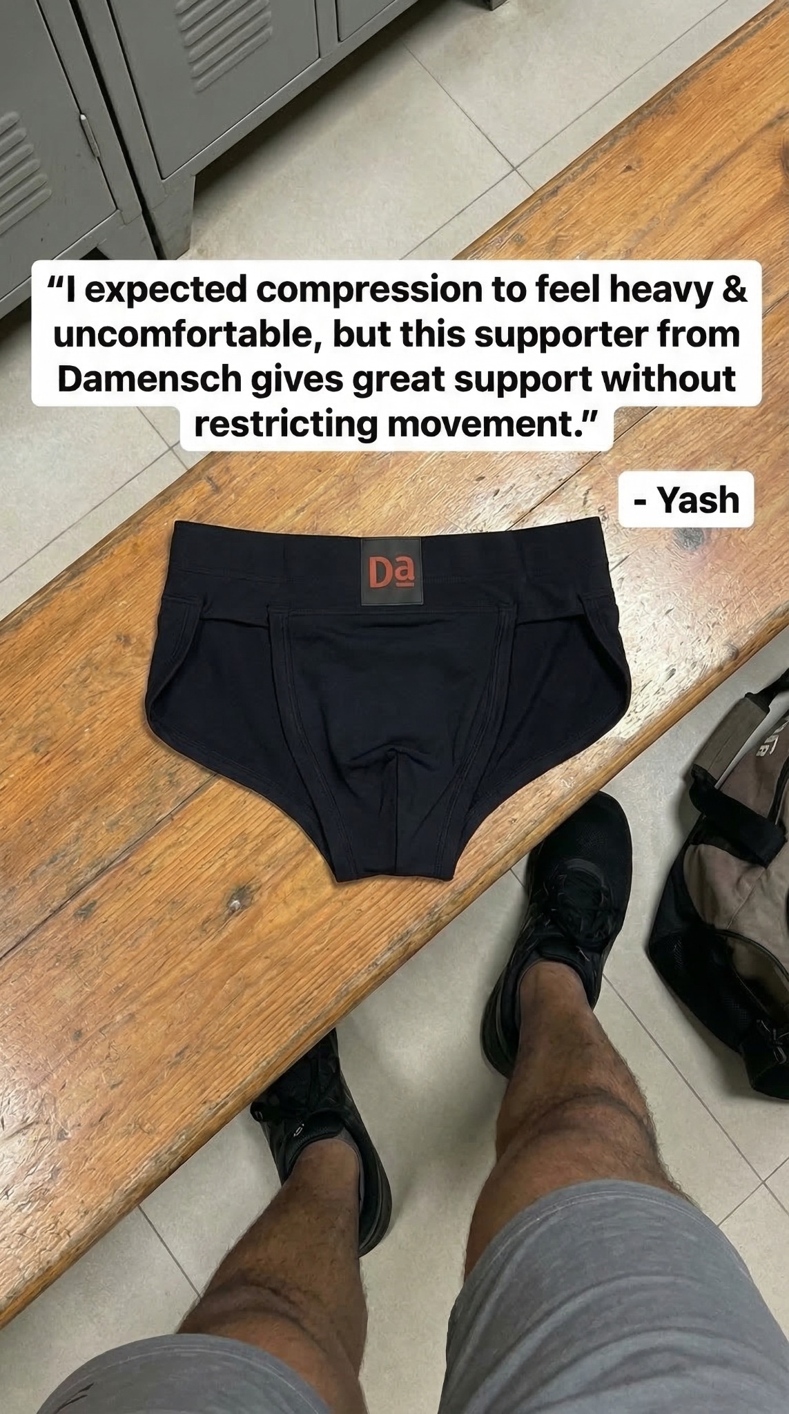Say goodbye to sweaty workouts! 🥵
Tired of cotton supporters holding you back? 
Upgrade to breathable performance support that keeps you cool and dry. Ready to take your fitness game to the next level? Click now to learn