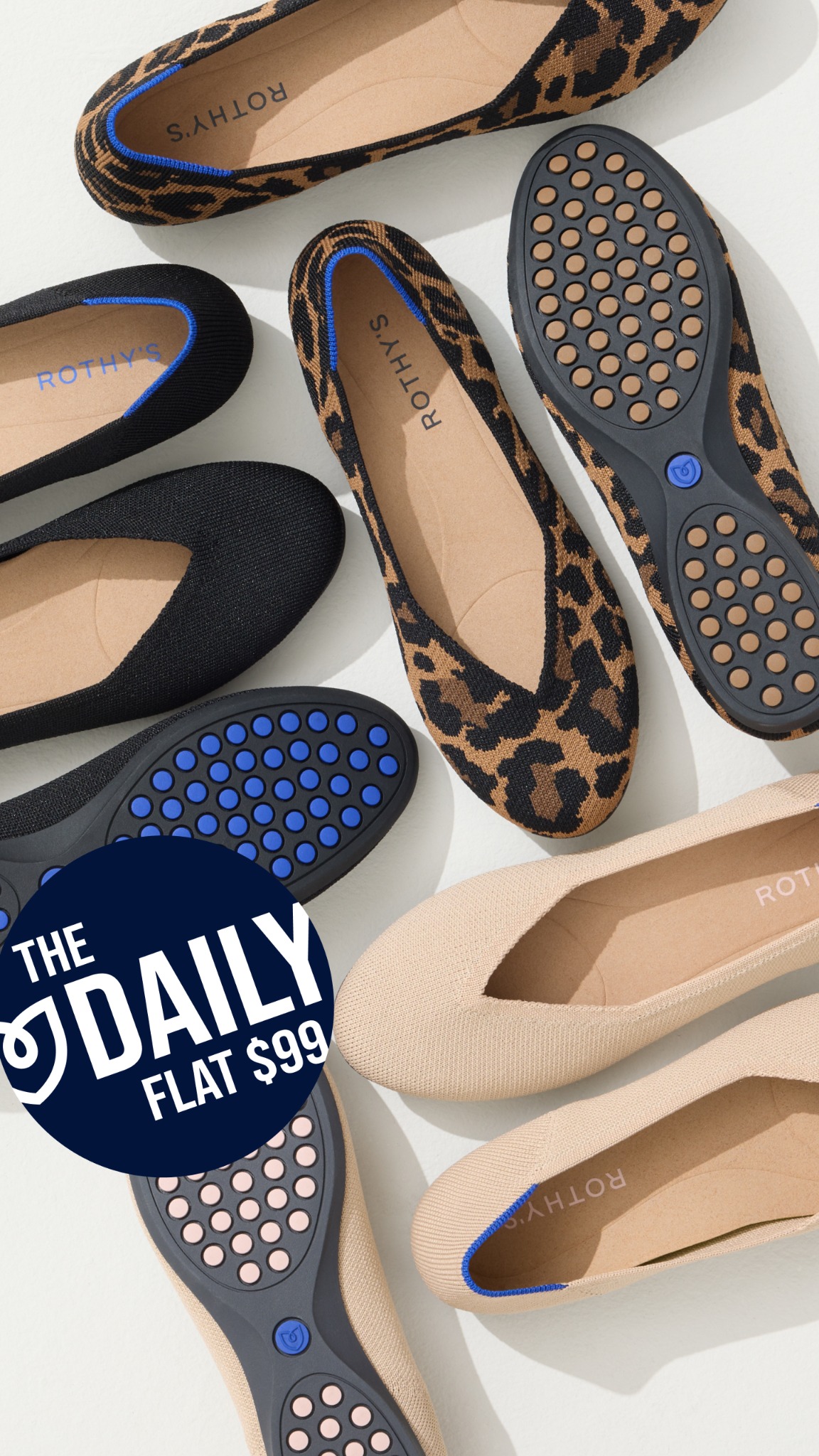 Style you’ll wear daily, comfort you’ll never forget. Grab the ultimate flat for just $99.