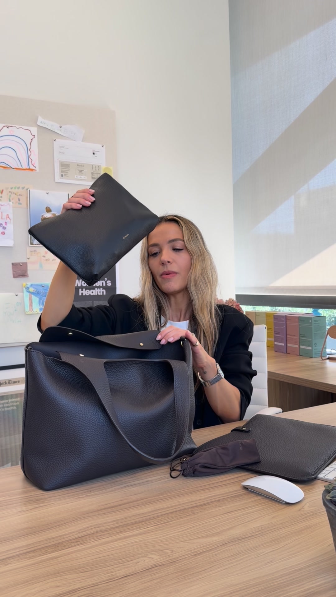 Meet the bag system that keeps everything in place. Featuring the System Tote, Laptop Sleeve, and Small Zipper Pouch, designed to organize your day with intention.

Loved by founders like Alex Taylor, because when everyt