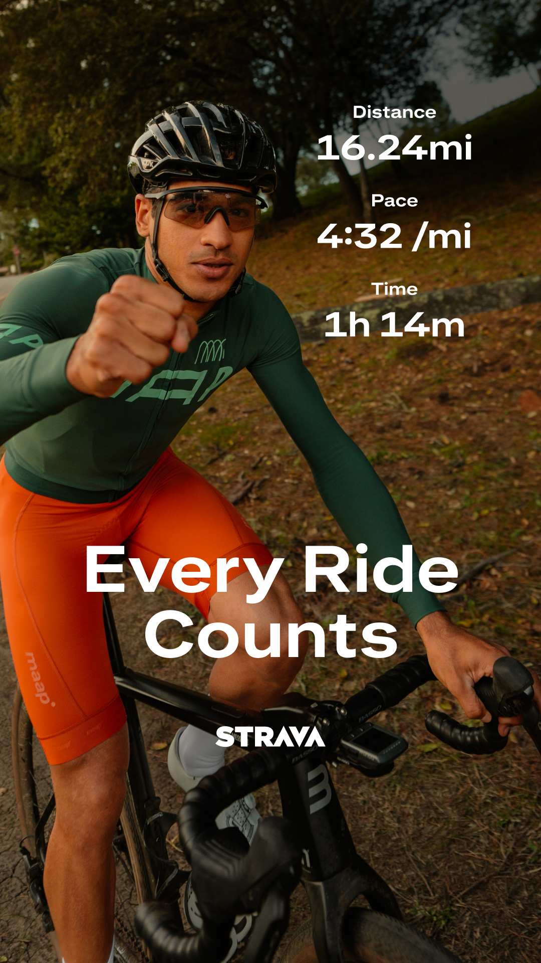 Ride. Track. Repeat. 🚴 Every ride counts here.