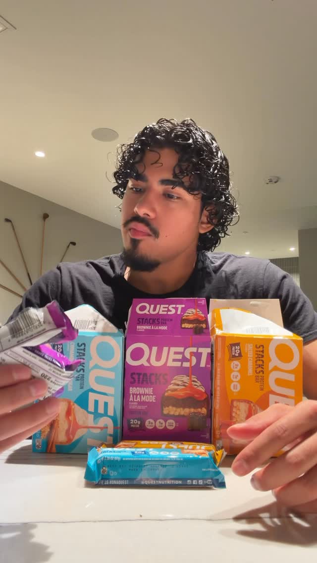 @questnutrition 3 new flavors just dropped 🔥 Stacks Protein now available at @target . Clean fuel, stacked taste, no excuses. Which one are you grabbing first? #TargetQuestStacksBar #questpartner #onaquest