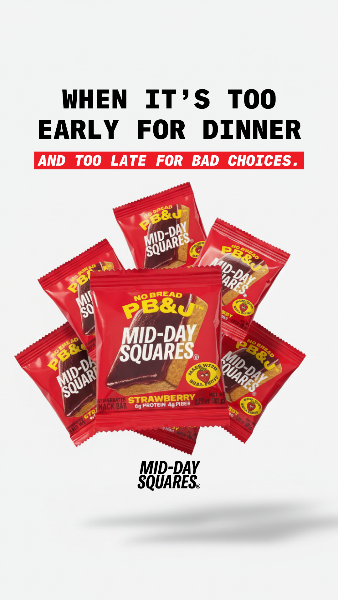 💪 NEW PB&J Flavor | Mid-Day Squares