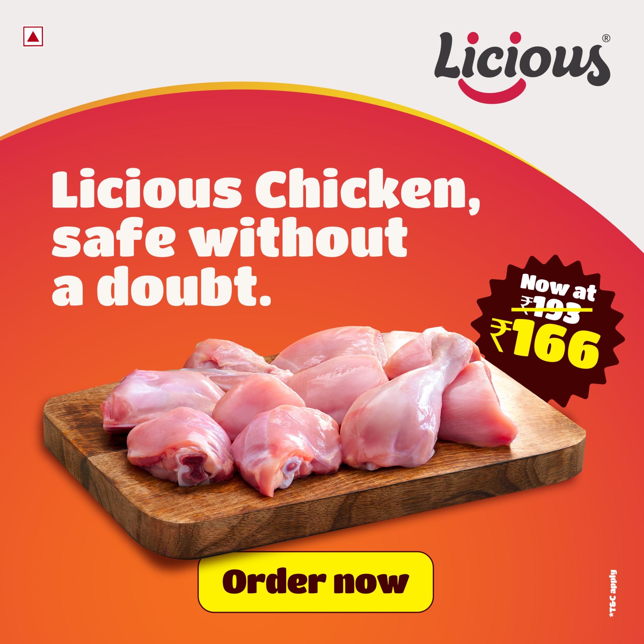 Fresh & Juicy Chicken at ₹166