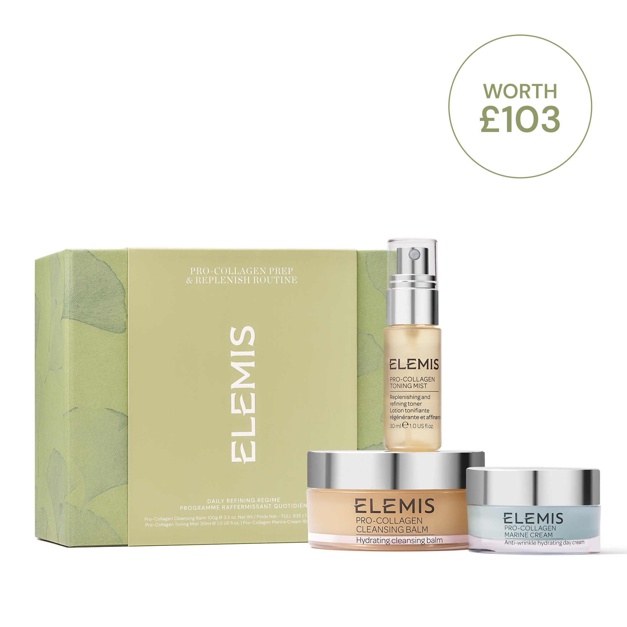 Pro-Collagen Prep & Replenish Routine