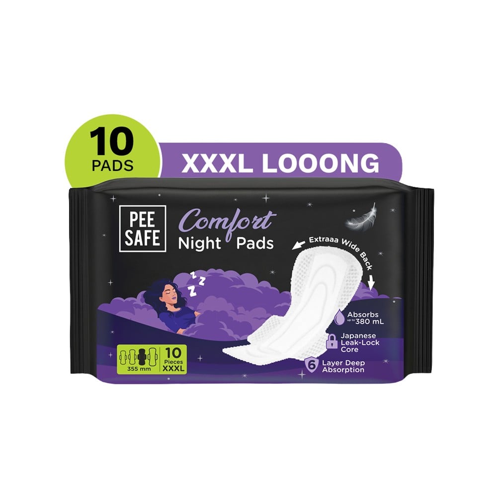 Own the night, not your worries 🌙✨
With Pee Safe Comfort Night Pads - extra long for full coverage, ultra thin for zero bulk, and powered with high absorption that keeps leaks miles away 💧
Sleep easy. Stay protected. Wak