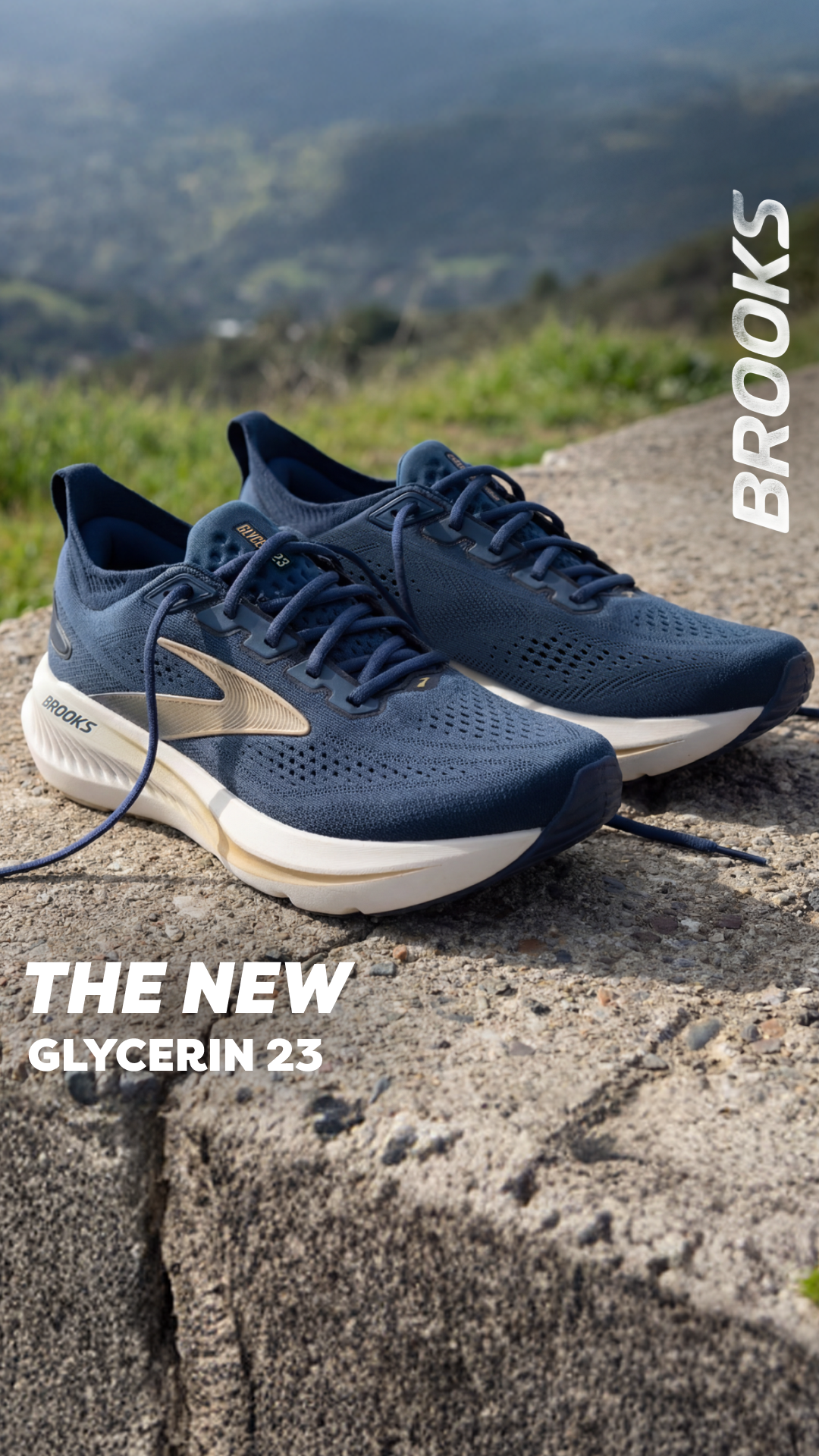 The Glycerin 23 has the perfect balance of plush softness, a stable ride, and the bounce to breeze through quality miles.