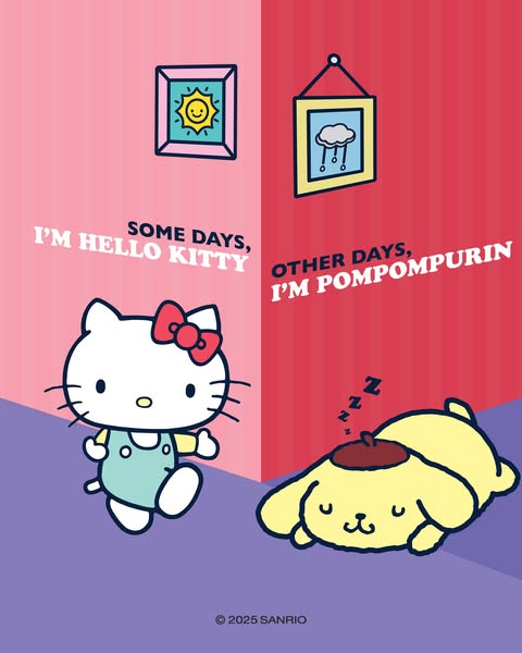 Balance is key, besties ✨
Which mood are you today? Tell us in the comments below!

#HelloKittyIndia #Pompompurin