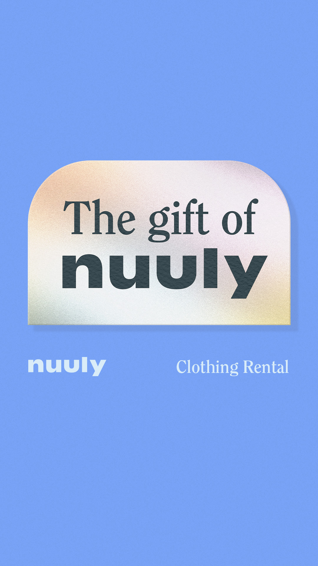 The gift that literally keeps on giving. Gift your friend $25-$1500 to spend at Nuuly + let them enjoy monthly newness