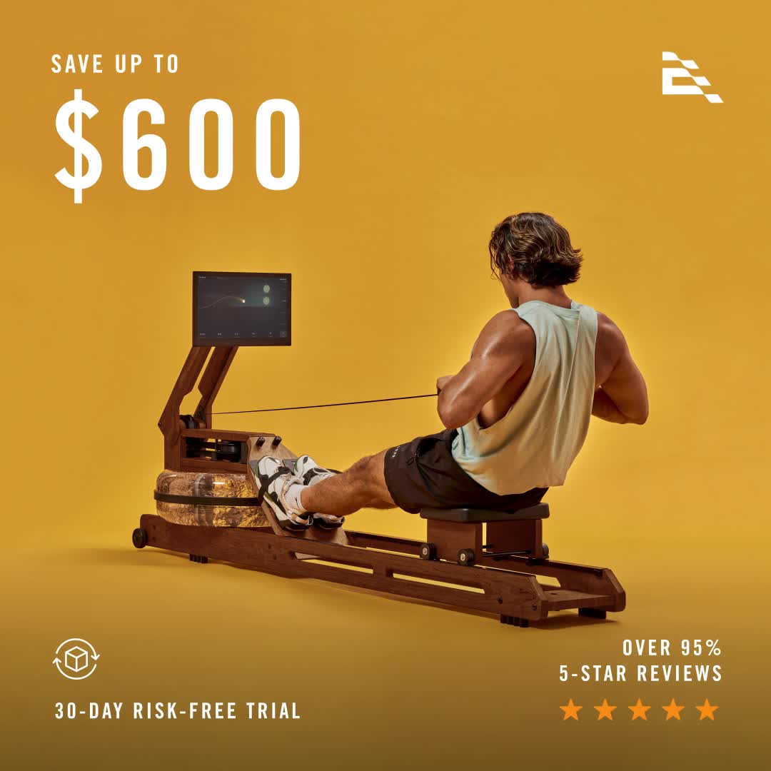 Named Esquire’s “Best Rowing Machine” — and handcrafted in the USA. 🇺🇸