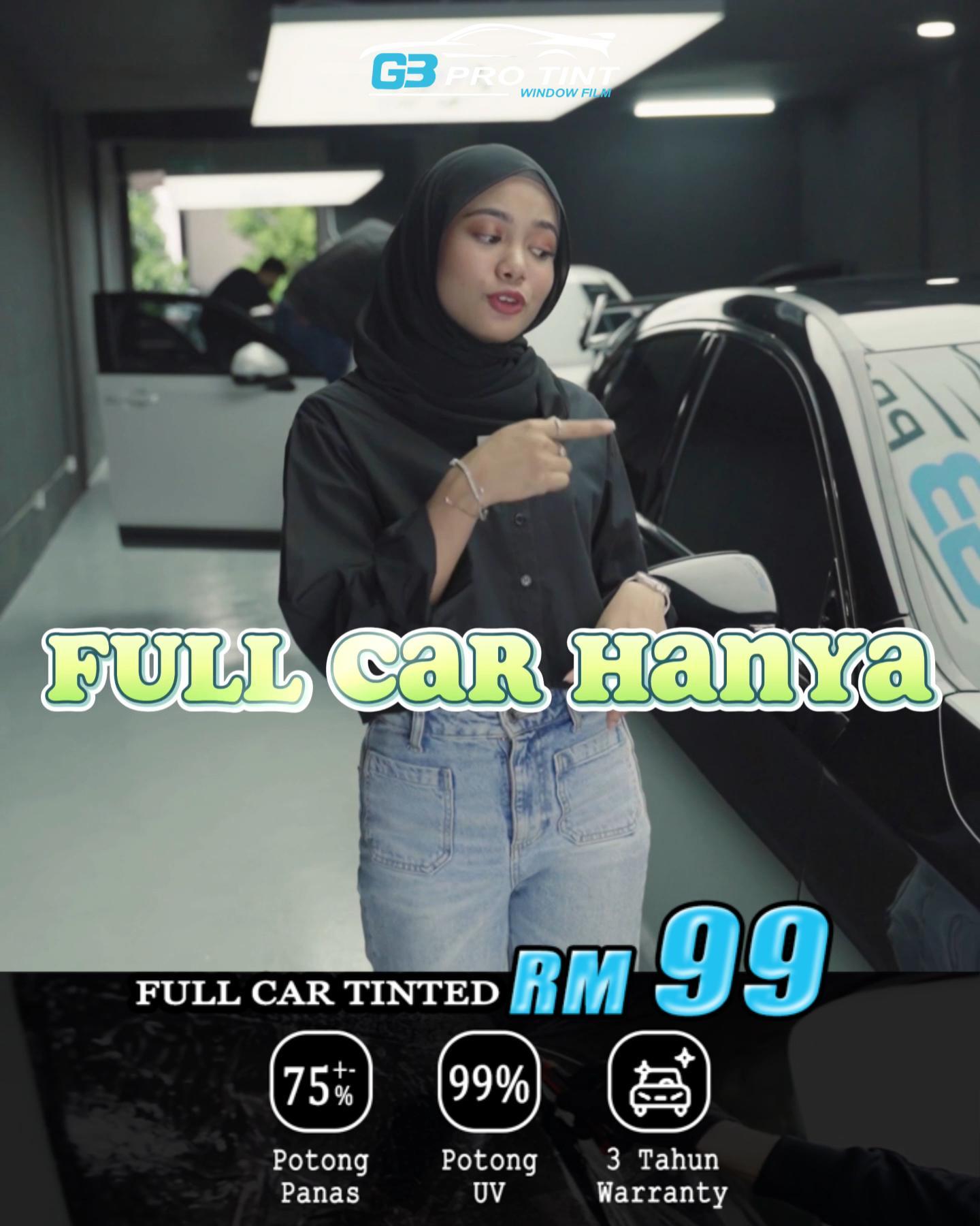 Full Car Tinted Hanya 𝗥𝗠𝟵𝟵 je‼