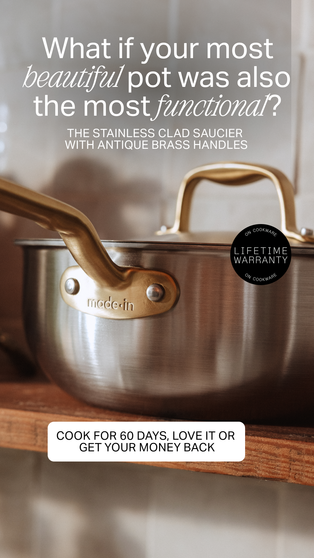 The Saucier: Now In Limited Edition Antique Brass